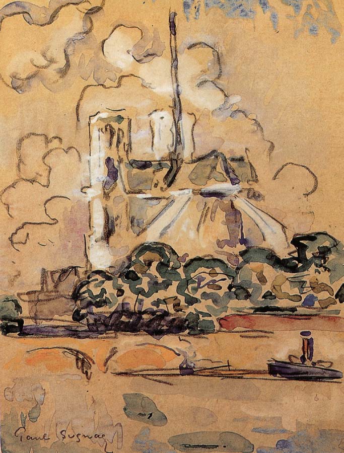 Paul Signac Notre-Dame